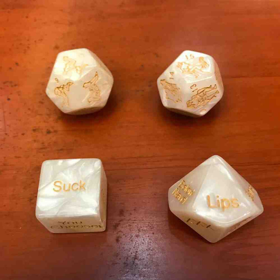 Dados Eróticos em Acrílico