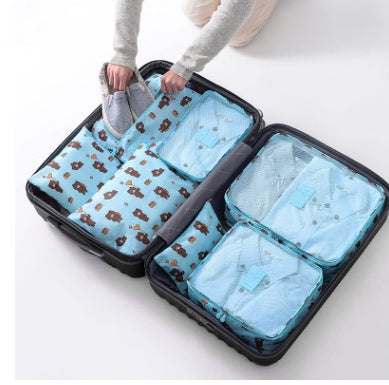 Organizador de Viagem Tipo Cubo de Embalagem em Nylon Impermeável e Durável